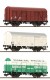Set of 3 boxcars type Gs